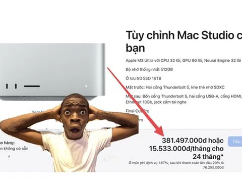 Xem thử giá Mac Studio bản "max option" và cái kết... hết hồn: Đắt hơn cả Vinfast VF3!