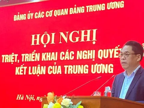 Phó trưởng Ban Tổ chức Trung ương: Ngày mai, báo cáo đề án sắp xếp, tổ chức lại đơn vị hành chính các cấp