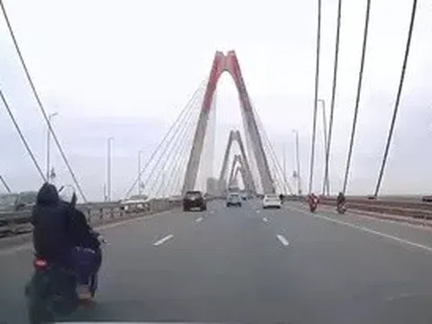 Danh tính 3 thanh niên lạng lách, tạt đầu ô tô, đánh võng trên cầu Nhật Tân