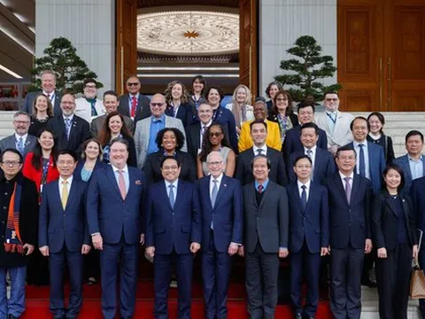 Thủ tướng Phạm Minh Chính tiếp đoàn 21 đại học hàng đầu Hoa Kỳ