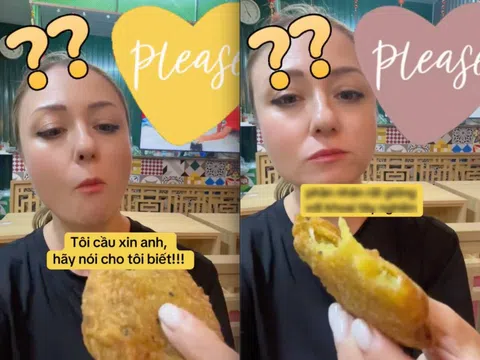Khách Tây bất ngờ "cầu cứu" dân mạng Việt sau khi quán cà phê đưa cho cô 1 món bánh, netizen xem xong vẫn rối loạn
