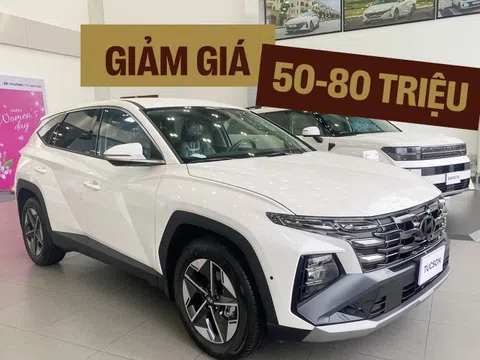 Hyundai Tucson bản đắt nhất giảm giá đến 80 triệu tại đại lý: Giá sau giảm còn 909 triệu đồng, vẫn cao hơn Territory bản tương đương