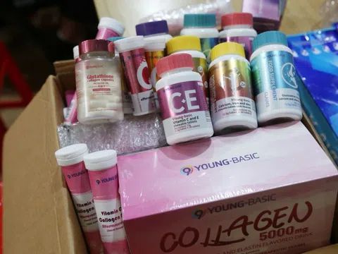 Clip: Công an kiểm tra đột xuất một công ty, thu giữ 25 tấn vitamin, collagen, trị giá hàng chục tỷ đồng