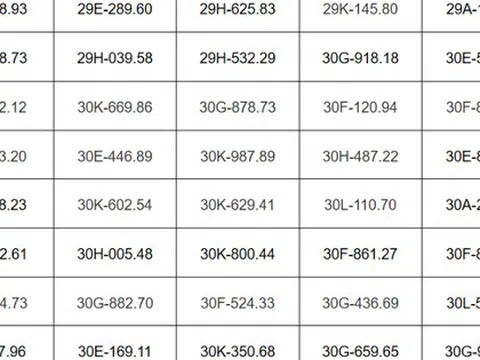 Các chủ xe Hà Nội có biển số sau phải nộp phạt nguội theo Nghị định 168