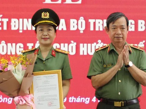 Đại tá Võ Thị Hoài Ngọc được giao quyền phụ trách Công an tỉnh Đồng Tháp