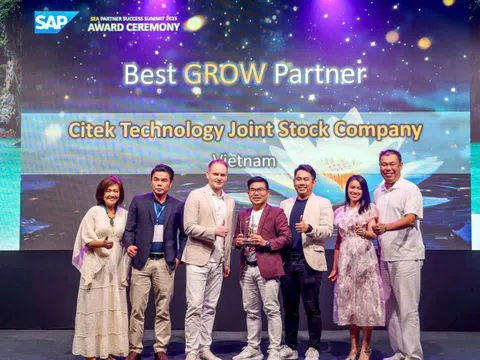 Citek được SAP vinh danh đối tác tốt nhất triển khai GROW with SAP tại Việt Nam