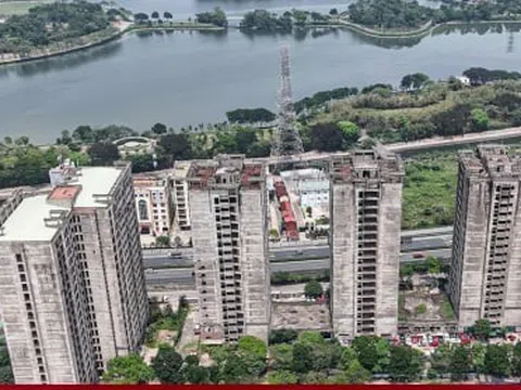 Cận cảnh khu ký túc xá, trung tâm thương mại dự kiến làm trụ sở phường ở Hà Nội