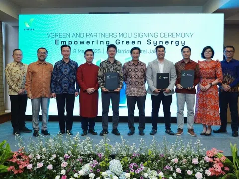V-GREEN bắt tay 4 đối tác "phủ sóng" 63.000 cổng sạc VinFast tại Indonesia, tổng vốn đầu tư 300 Triệu USD