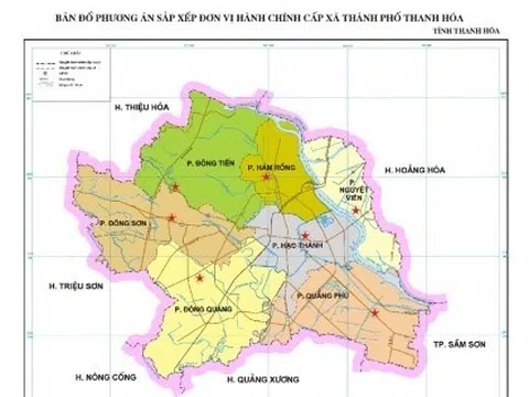 Thanh Hóa hoàn thành bản đồ 166 xã mới sau sắp xếp đơn vị hành chính