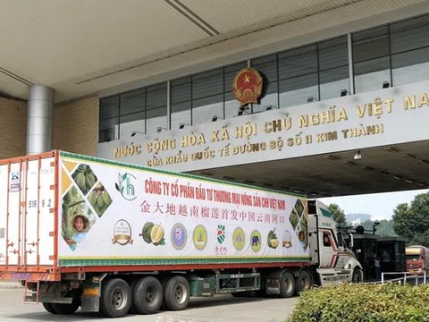 Thống nhất thiết lập “luồng xanh nông sản” Việt - Trung