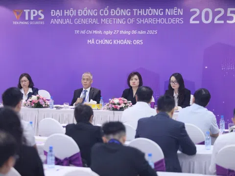 ĐHĐCĐ Chứng khoán Tiên Phong: Kế hoạch kinh doanh 2025 xây dựng theo hướng thận trọng, có thể điều chỉnh trong điều kiện thuận lợi