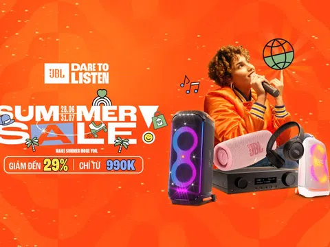 JBL Summer Sale – Rực cháy mùa hè cùng âm nhạc đỉnh cao, ưu đãi cực sốc