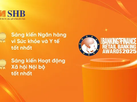 SHB nhận 4 giải thưởng lớn tại Asian Banking & Finance Awards 2025