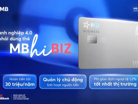 Thẻ doanh nghiệp MB Hi BIZ - Chìa khóa cho doanh nghiệp vận hành thông minh